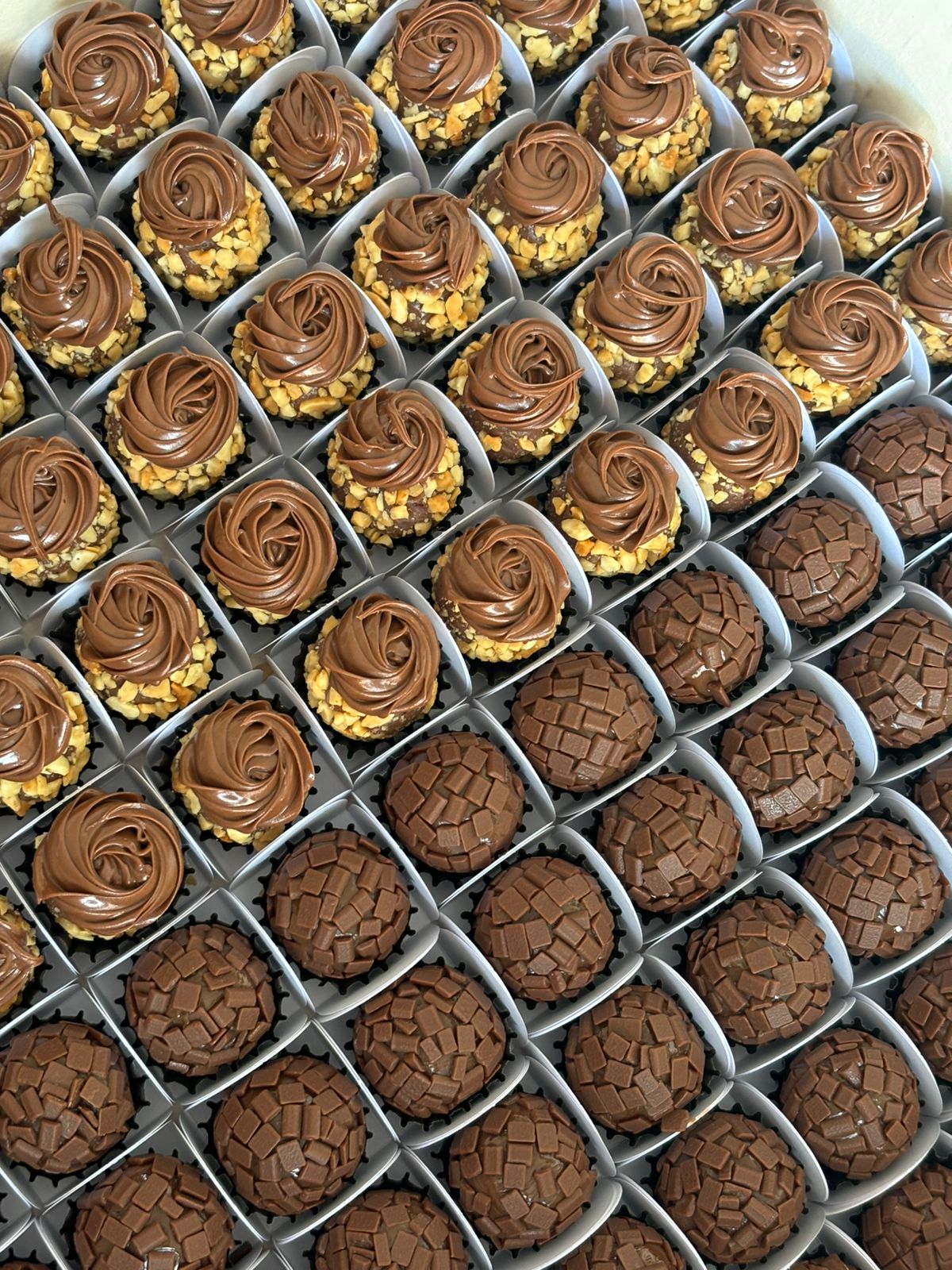 Brigadeiros finos